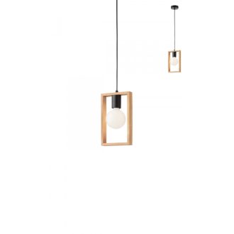 TIMBER-függőlámpa-modern-1X42W-natúr-fa