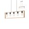 TIMBER-függőlámpa-modern-5X42W-natúr-fa
