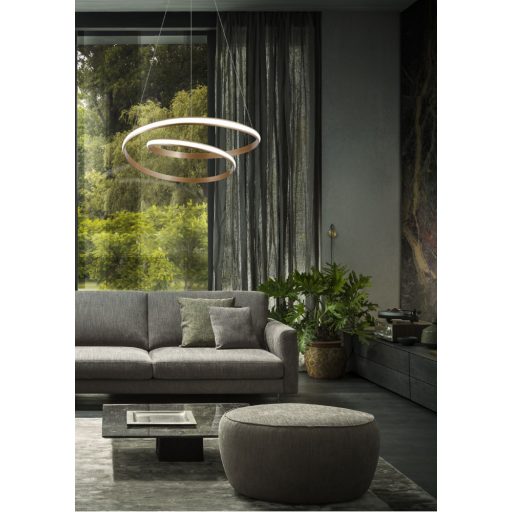 GUSANO LEDKronleuchter bronz,klein