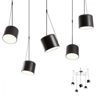 DODO  Hängeleuchte schwarz, ötös