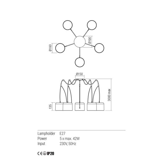 DODO-függőlámpa-fekete-ötös