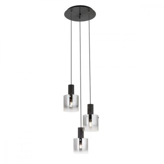 LOU Modern csillár fekete d:35 cm
