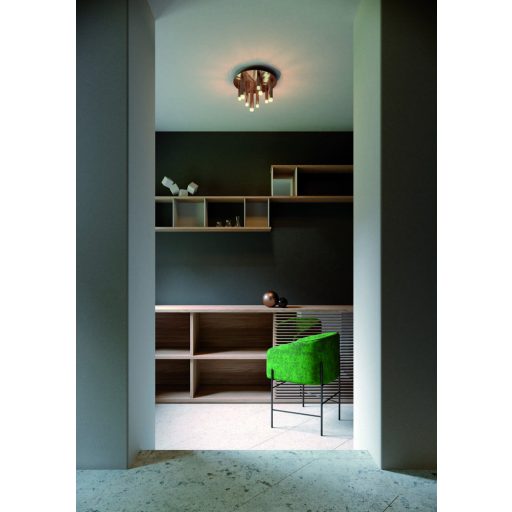 PALOS Modern LED mennyezeti lámpa matt bronz, 3888 lumen