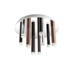 PALOS Modern LED mennyezeti lámpa króm/fekete/matt bronz, 3888 lumen