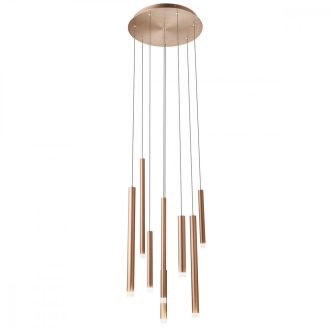 PALOS Modern LED csillár matt bronz, 3456 lumen