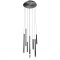 PALOS Modern LED csillár fekete, 3456 lumen