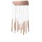 PALOS Modern LED csillár matt bronz, 6048 lumen