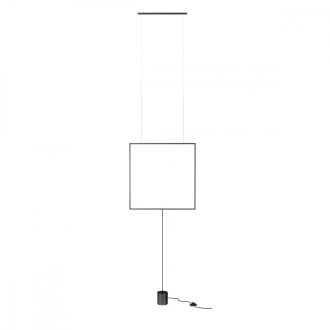 SLICK Modern LED függőlámpa matt fekete, 2898 lumen, kerek