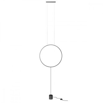 SLICK Modern LED függőlámpa matt fekete, 2070 lumen