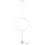 SLICK Modern LED függőlámpa matt arany, 2898 lumen