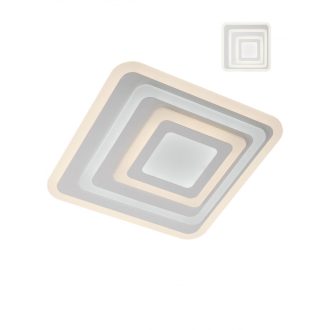 STRATOS modern LED mennyezeti lámpa, matt fehér, 85W, 3000/4000/6000K, 7513lm