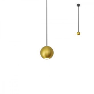 GLOBULO Modern LED függőlámpa matt fekete, 459 lumen