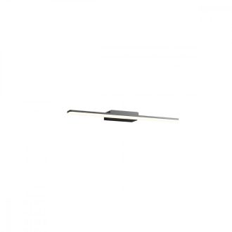 BARRIO modern LED fali lámpa, matt fekete, 17.25W, 4000K, 1805lm