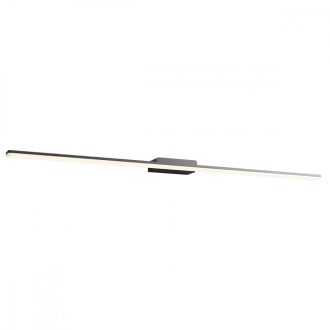 BARRIO modern LED fali lámpa, matt fekete, 34.32W, 4000K, 3477lm