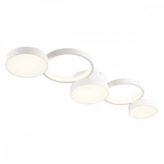 CRONOS modern LED mennyezeti lámpa, matt fehér, 65W, 3000K, 4137lm