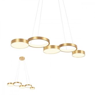 CRONOS modern LED függőlámpa, bronz, 65W, 3000K, 3913lm
