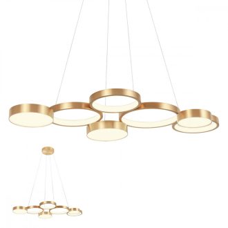 CRONOS modern LED függőlámpa, bronz, 65W, 3000K, 4137lm