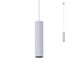 DELPHI modern függőlámpa 1xGU10, matt fehér, H30 cm, max. 50W