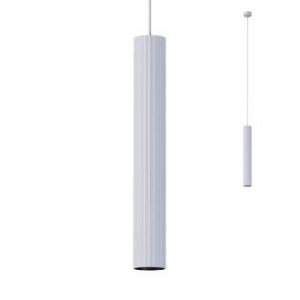 DELPHI modern függőlámpa 1xGU10, matt fehér, H50 cm, max. 50W
