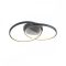 ESPIRAL modern LED mennyezeti lámpa, matt fekete, 33W, 3000K, 2440lm