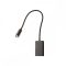 WALLIE modern LED fali lámpa, matt fekete, 3W, 3000K, 135lm