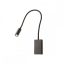 WALLIE modern LED fali lámpa, matt fekete, 3W, 3000K, 135lm