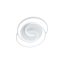 INTERSIA modern LED mennyezeti lámpa, matt fehér, 38W, 2700-6500K, 2715lm