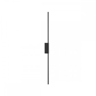 STICK modern LED fali lámpa, matt fekete, 24W, 3000K, 1172lm