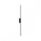 STICK modern LED fali lámpa, matt fekete, 24W, 3000K, 1172lm