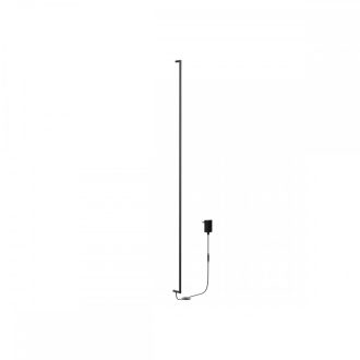 STICK modern LED fali lámpa, matt fekete, 48W, 3000K, 1172lm