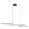 STICK modern LED függőlámpa, matt sárgaréz, 65W, 3000K, 4253lm
