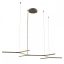 STICK modern LED függőlámpa, matt sárgaréz, 65W, 3000K, 4253lm