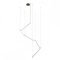 STICK modern LED függőlámpa, matt sárgaréz, 48W, 3000K, 3252lm