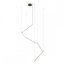 STICK modern LED függőlámpa, matt sárgaréz, 48W, 3000K, 3252lm