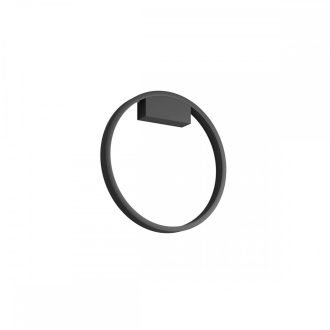 FEBE modern LED fali/mennyezeti lámpa, matt fekete, 24W, 4000K, 1398lm
