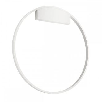 FEBE modern LED fali/mennyezeti lámpa, matt fehér, 50W, 3000K, 3250lm