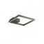 FEBE modern LED fali/mennyezeti lámpa, matt fekete, 30W, 3000K, 1657lm