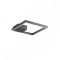 FEBE modern LED fali/mennyezeti lámpa, matt fekete, 30W, 4000K, 1754lm