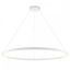 FEBE modern LED függőlámpa, matt fehér, 75W, 3000K, 4875lm, Ø120 cm, kerek