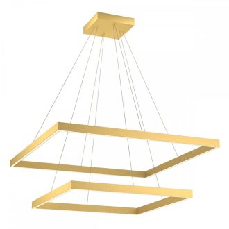 FEBE modern LED függőlámpa, matt arany, 100W, 3000K, 6500lm