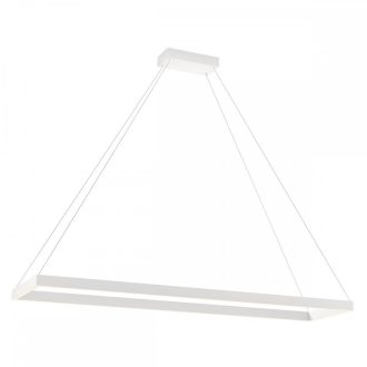FEBE modern LED függőlámpa, matt fehér, 50W, 4000K, 3400lm