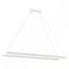 FEBE modern LED függőlámpa, matt fehér, 50W, 4000K, 3400lm