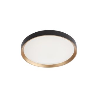 CASTER modern LED mennyezeti lámpa, matt fehér/fekete/matt arany, 45W, 4000K, 3088lm