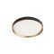 CASTER modern LED mennyezeti lámpa, matt fehér/fekete/matt arany, 45W, 4000K, 3088lm