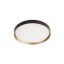 CASTER modern LED mennyezeti lámpa, matt fehér/fekete/matt arany, 45W, 4000K, 3088lm