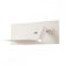BROOK modern LED fali lámpa, matt fehér, 8W, 3000K, 733lm