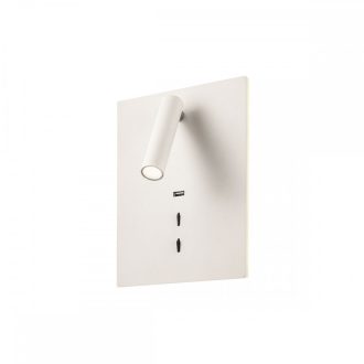 ZEN modern LED fali lámpa, matt fehér, 19W, 3000K, 860lm