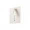 ZEN modern LED fali lámpa, matt fehér, 19W, 3000K, 860lm