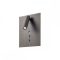 ZEN modern LED fali lámpa, matt fekete, 19W, 3000K, 860lm