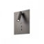 ZEN modern LED fali lámpa, matt fekete, 19W, 3000K, 860lm